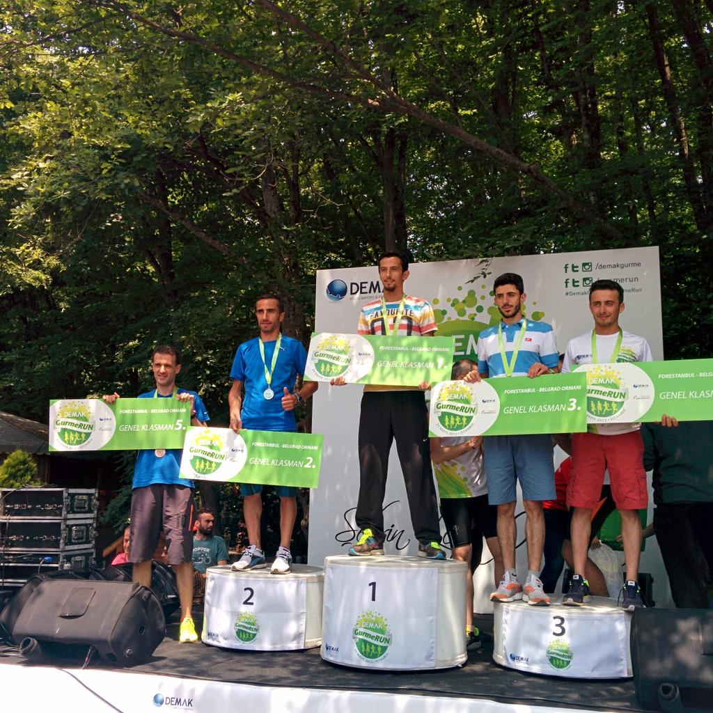 Genel Klasman sonuçları (Erkek)
1.Sait Özdemir
2. Ahmet Özrek
3. Fatih Korkunc
4. Kenan Yalçın
5. Eser akış