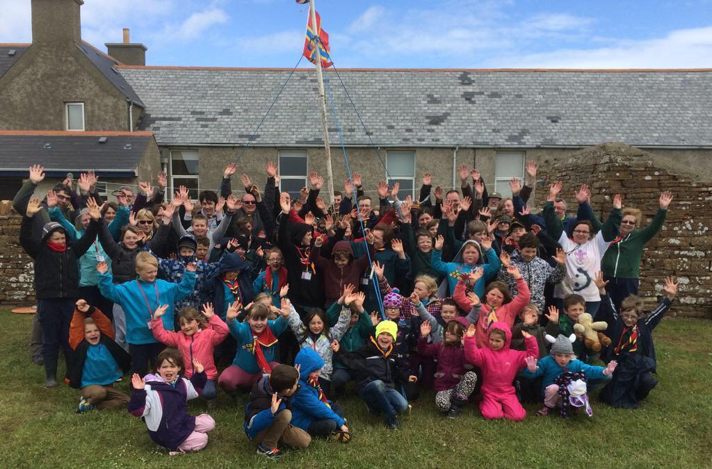 hiscouts's tweet photo. Fab weekend in Orkney, with @WayneBulpitt  and @ScoutsScotland CC. http://t.co/K4s2UhnFQV