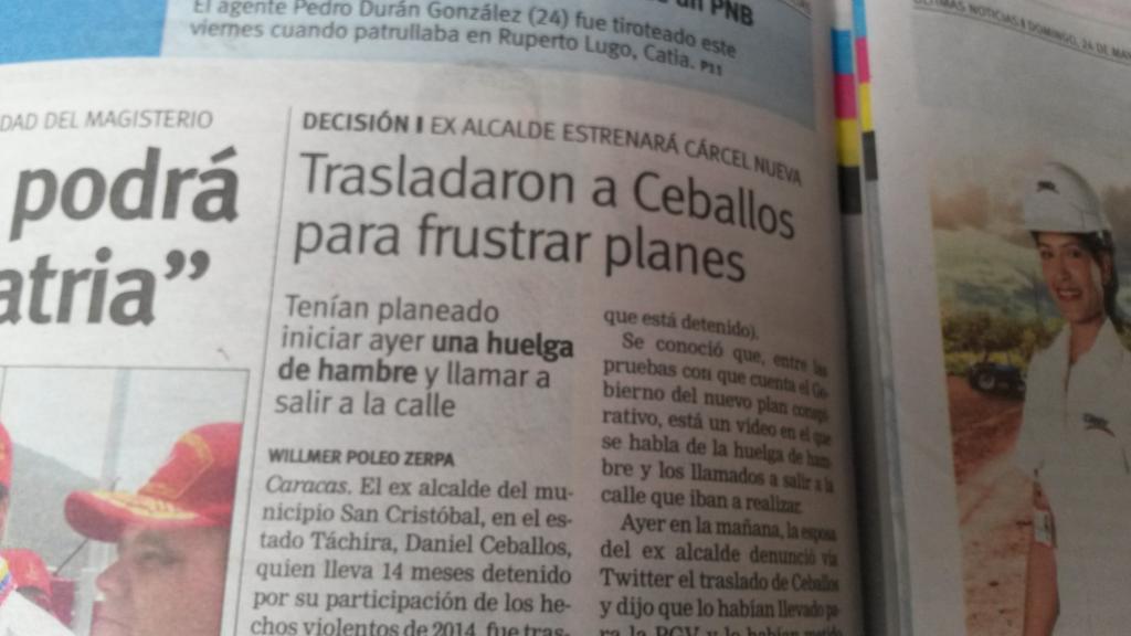 JoseAGuerra's tweet photo. Da asco leer esta nota de @UNoticias escrita por Poleo Zerpa. Cómo un periodista se presta para manipular burdamente http://t.co/o2kXfxbWFK