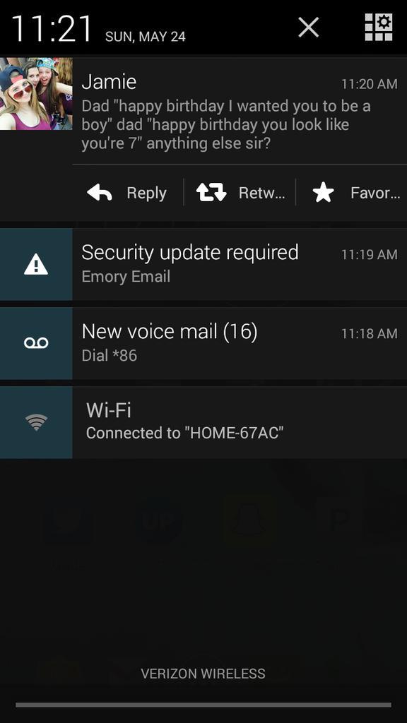 zngoland's tweet photo. My phone is glitching and is sending me a notification every time Jamie tweets. This is how I'll die http://t.co/tTNghMuDfT