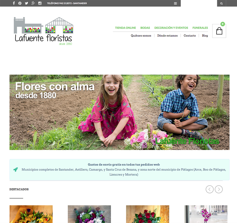 Vuelve a estar activa nuestra tienda online lafuentefloristas.es para celebrarlo cupón 10%off teclea #weblafuente