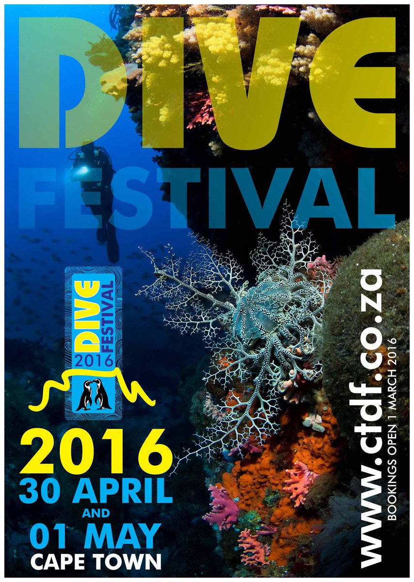 krakenadventure's tweet photo. To all South African Scuba Divers ... Make sure you save the date for #CTDF2016 http://t.co/PWs1vnYsp3 http://t.co/hlBv8zpM9j