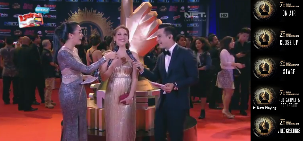 mdtvindonesia's tweet photo. Sudah hadir @bclsinclair di Red Carpet NET 2.0 Wohoo! Kamu bs nonton di http://t.co/Pe0pyl0L9K #RoadToNET2Anniversary http://t.co/y16nLOXgVU