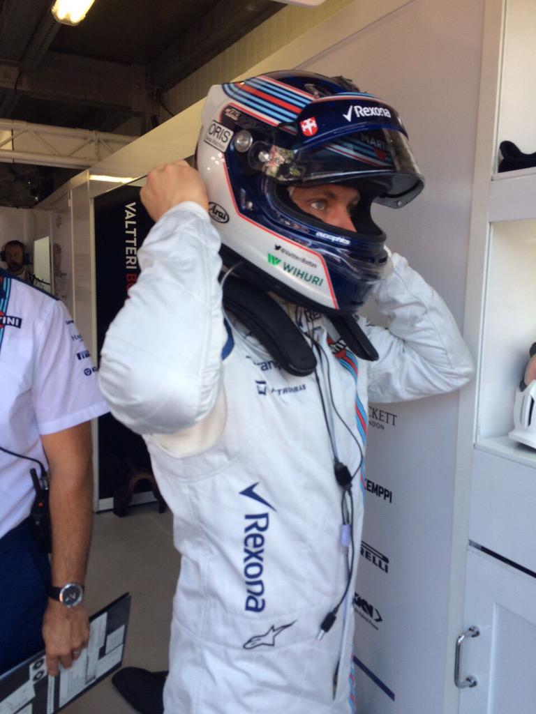 WilliamsF1's tweet image. #BO77AS is locked and loaded and ready to go #MonacoGP #F1