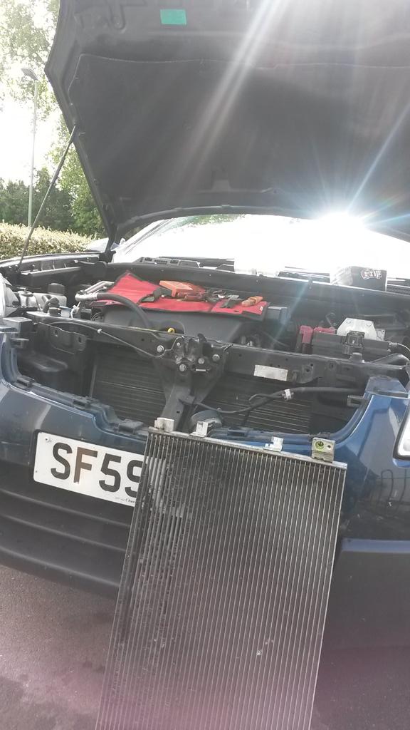 AUTOAC2's tweet photo. Close inspection of this condensor shows it to be beyond repair. Don't waste money on a regas. Replace instead. http://t.co/IypDpZvB2b