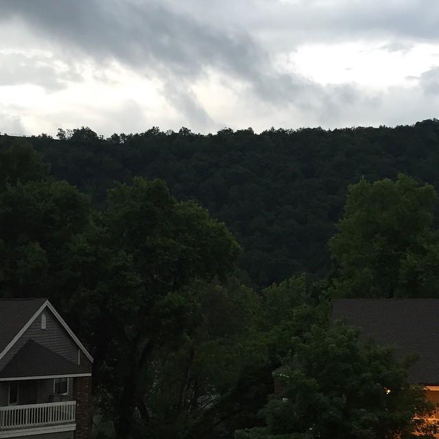 Morning coffee on the deck of my rental in Branson, MO ift.tt/1BjPhAR