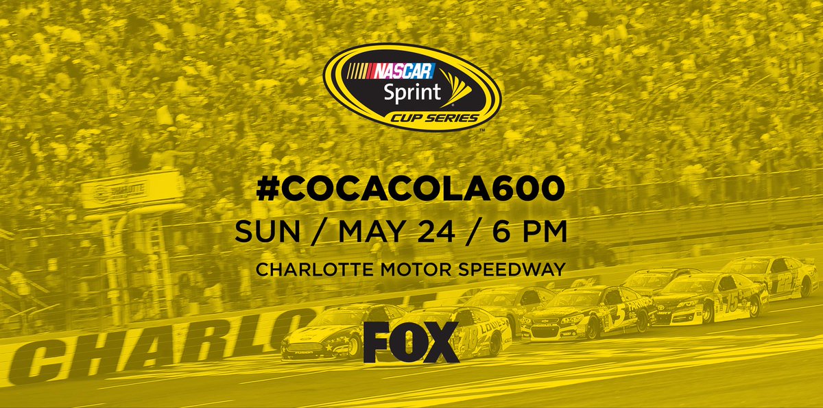 NASCAR's tweet photo. Tonight... IT'S ON.

#CocaCola600 http://t.co/WnzG1wd6FC