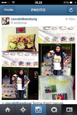 bawellukis's tweet photo. Makasih banyak owner kue cocobit enak di bandung dah pake baju lukisnya by bawel.lukis, for order pin 546FB630 http://t.co/kKKKHp47zu