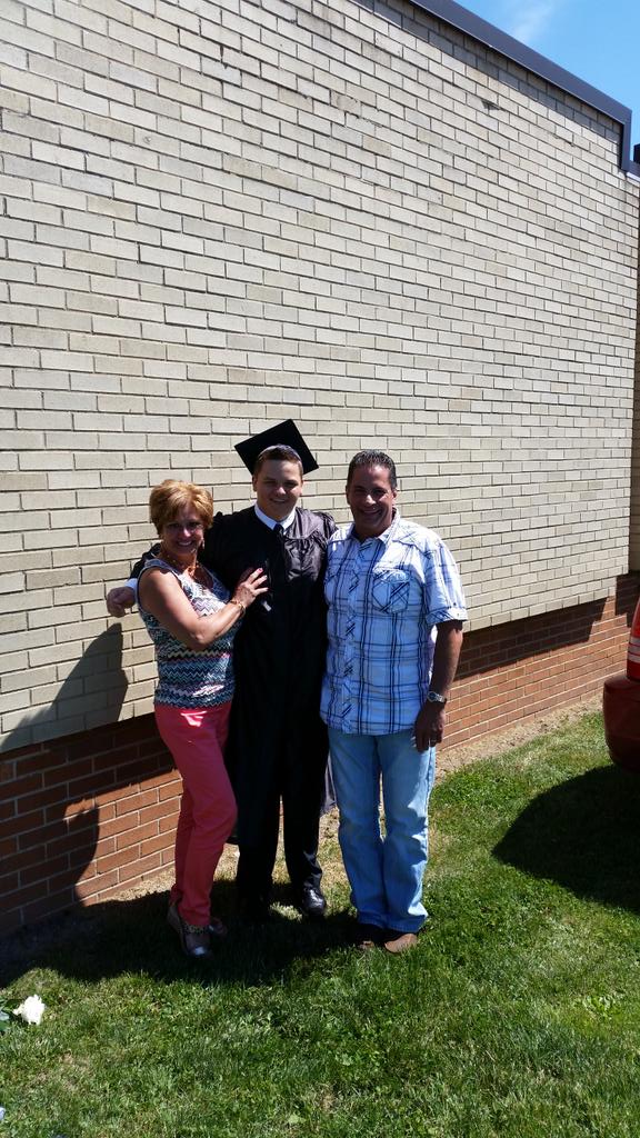 My third one graduated Cameron so proud of you Futer meteorologist at Ohio U