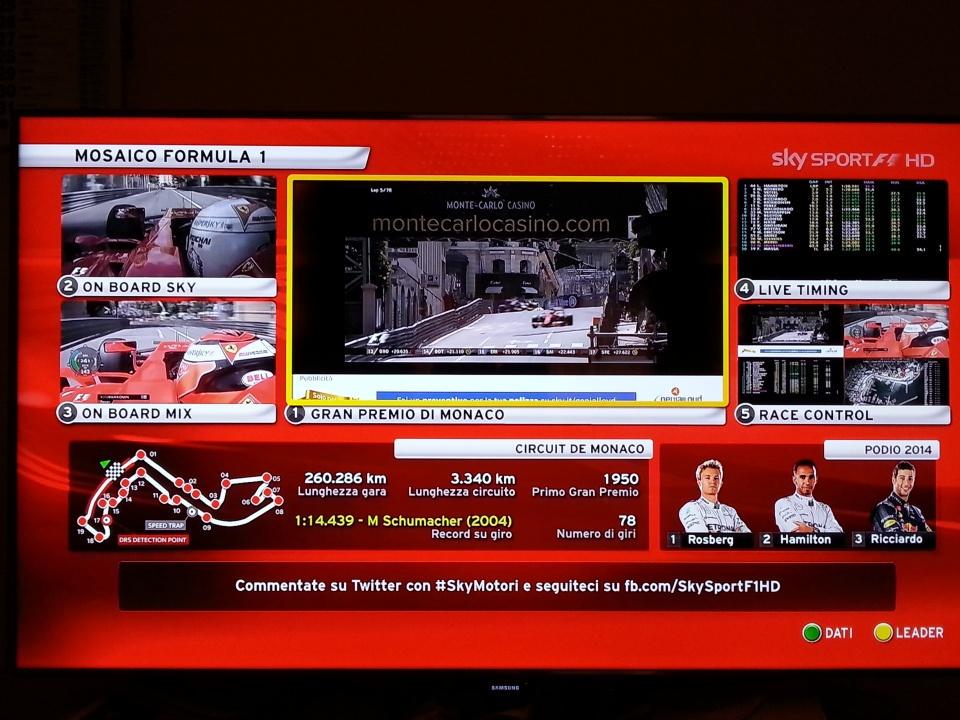 Delio92's tweet photo. Mosaico interattivo di @SkySportF1HD! Si notano le statistiche dei piloti e le varie inquadrature! #gproyale #mongp http://t.co/uWrlRKflFl