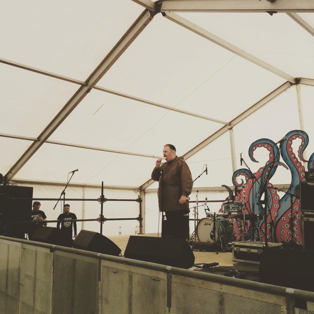 SoundCity's tweet photo. .@MickFerry and his magnum. Get down to the Kraken Stage for some quality stand up comedy... http://t.co/fyale3KHiN