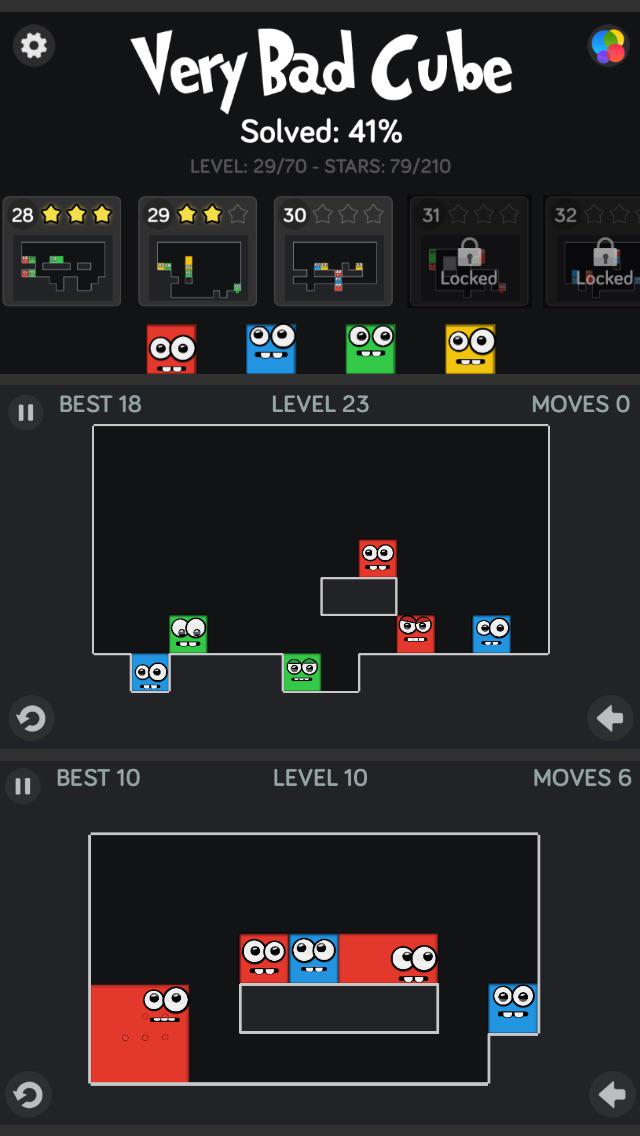 waldron7373's tweet photo. I'm going crazy with #VeryBadCube (one of the most challenging puzzle game) Check it out! http://t.co/SpoiSGPrK0 http://t.co/oiNoMIpylR