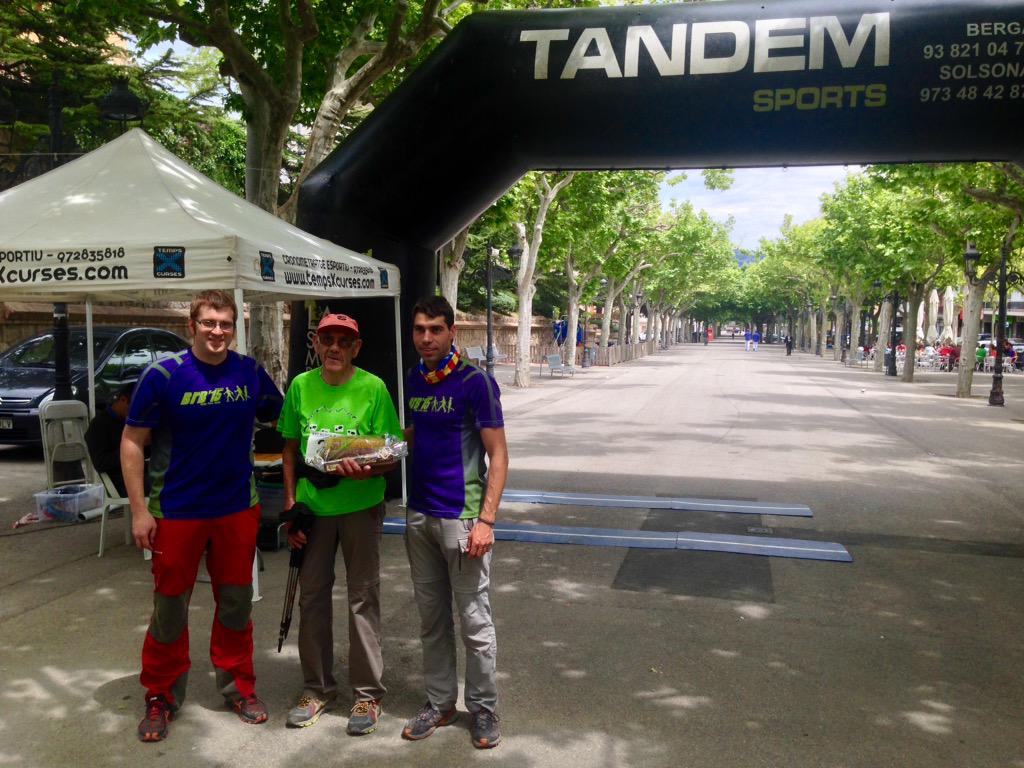 CEB_Berga's tweet photo. 14ena edició finalitzada per l'Antolí el soci amb 84 anys que no ens falla mai! Moltes felicitats!
#BRB15 @FEEC_cat http://t.co/q49WhUgavQ