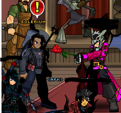 AE_AwesomeGuy's tweet image. Meet @Solerium in game ( ͡ᵔ ͜ʖ ͡ᵔ )  #aqw #goldenname #bugfixer