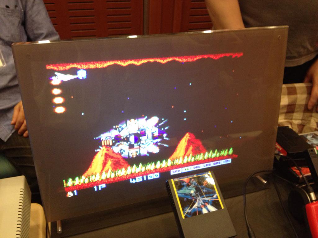 小澤至論 Michinori Ozawa つづき ゲームレジェンド に展示されてたセガマーク の個人の作のグラディウス ほら ビッグコアだよ 本当にビッグだったよ スプライト表示の切り替えが凄いよ 宇宙が まるごとやってくるよ S ﾟdﾟlll Http T Co