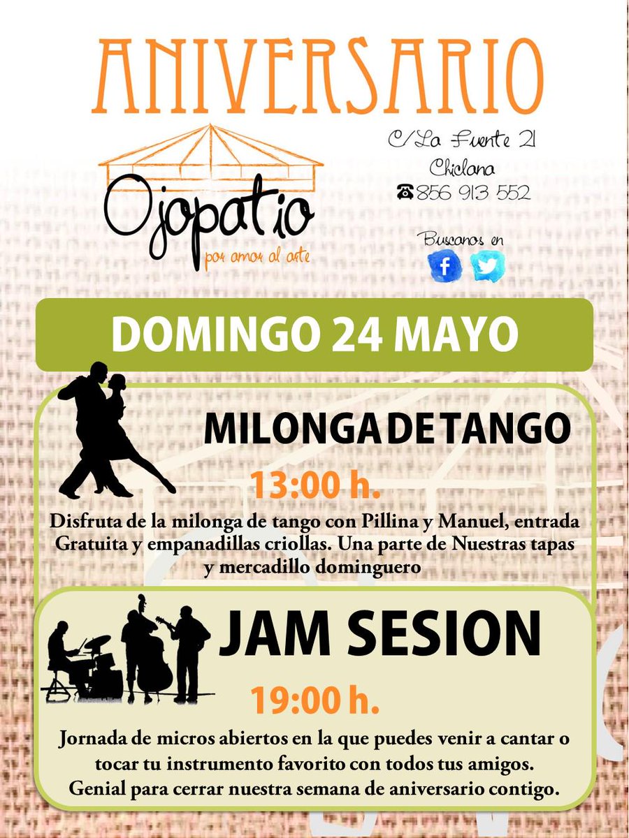 OjopatioChic's tweet photo. Que ricas las empanadillas !! Y ESTA TARDE #JAMSESSION #OJOPATIO #CHICLANA http://t.co/r2oxwSj4e6