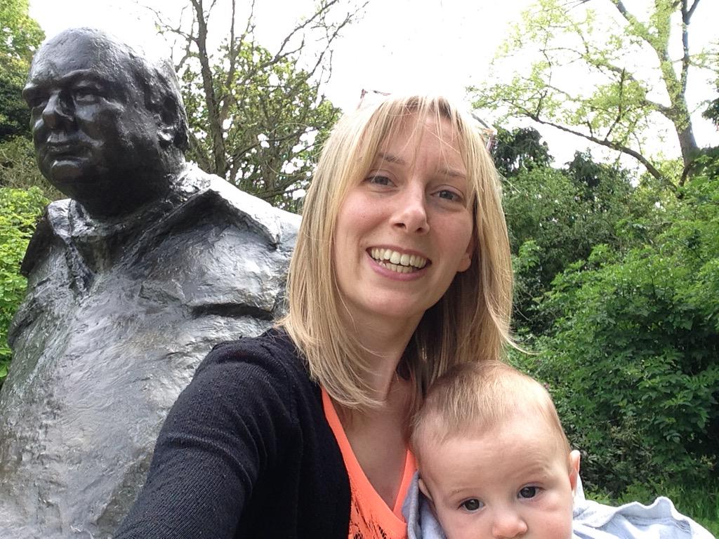 bexbull's tweet photo. @ChartwellNT Churchill selfie #churchill2015 http://t.co/jNavMBrFbe