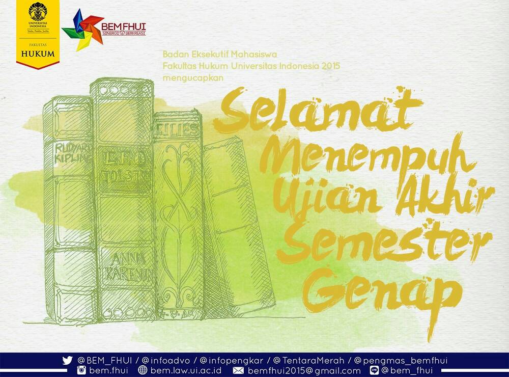 Selamat menempuh UAS! Semoga apa yg teman-teman perjuangkan selama ini akan berbuah manis.

Salam #SinergiBerkreasi.