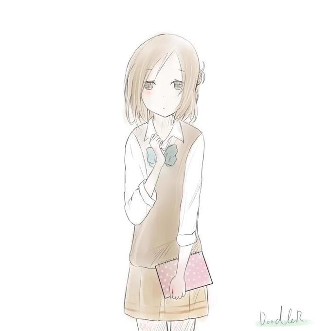 久々の模写です。今頃、一週間フレンドを見て描こうと思いました、、、予想していた終わりと違ってびっくりでした。 