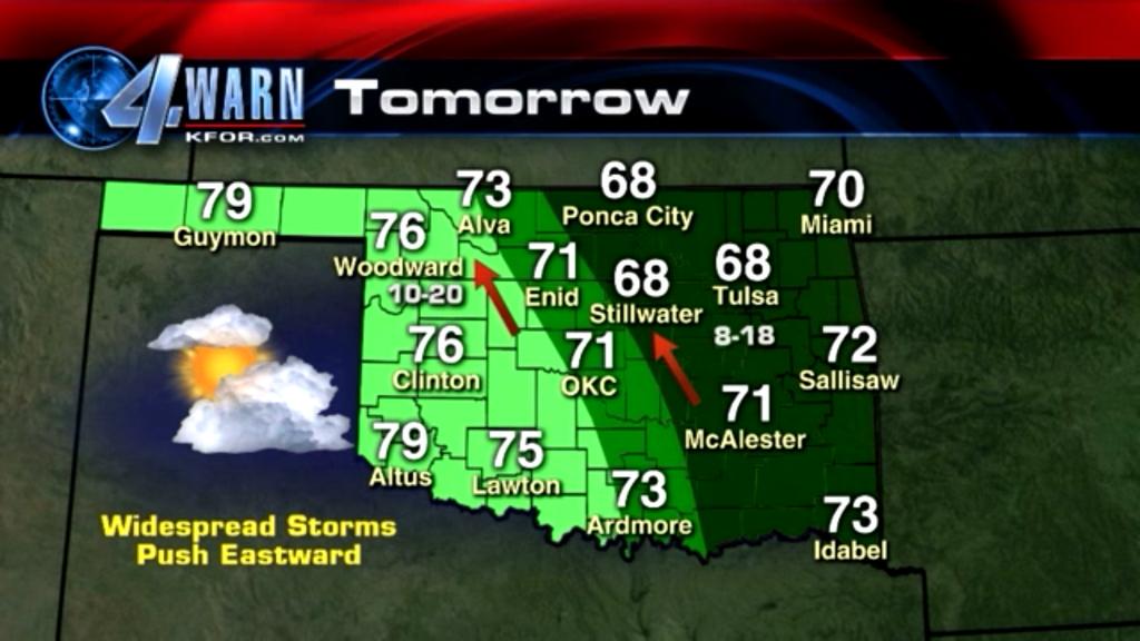 ToddOnSports's tweet image. Your Sunday forecast is here. Lots of things could happen for OKC. @BigEZ @OkiePatrick #LineOfDemarcation