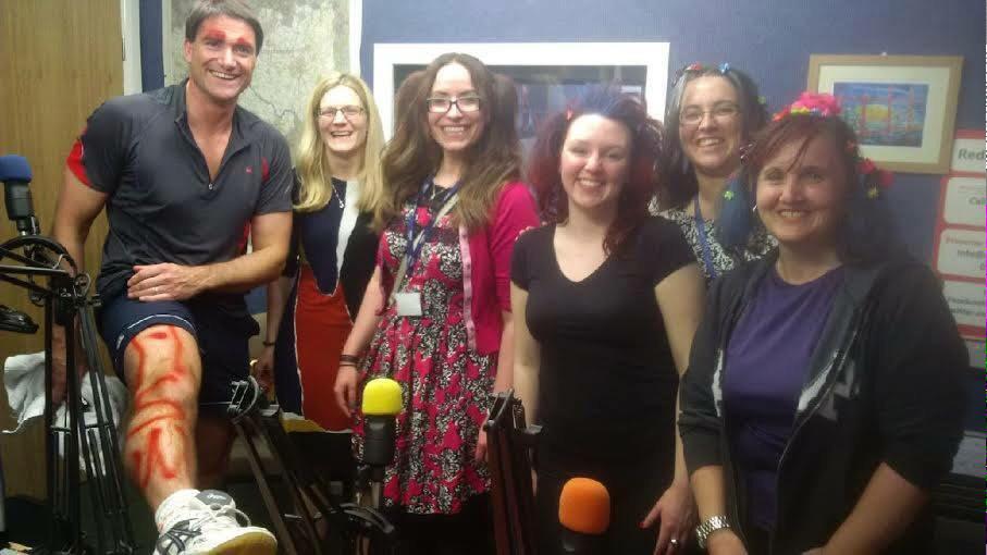 Hibberts_LLP's tweet photo. It looks like our partners had fun participating in @RedShiftRadioUK #60hr broadcast for charity on Friday afternoon! http://t.co/07EvGKJAgf