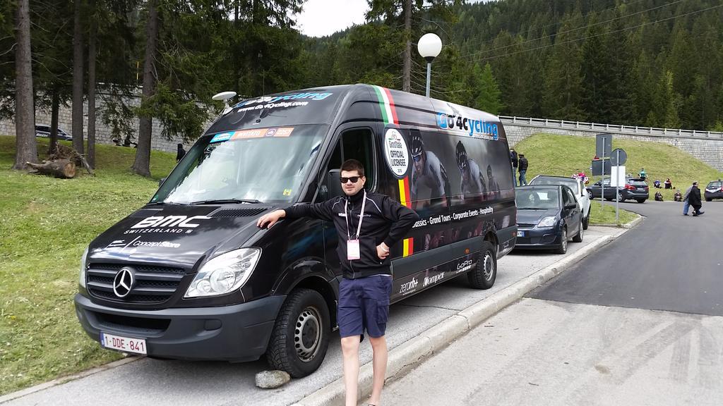 First day with the bikes on the course of the Giro at Madonna di Campiglio with <a href="/Go4Cycling/">Go4Cycling</a> #Giro
