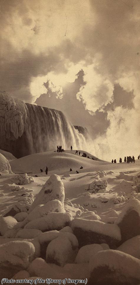 Niagara Falls frozen over, 1883