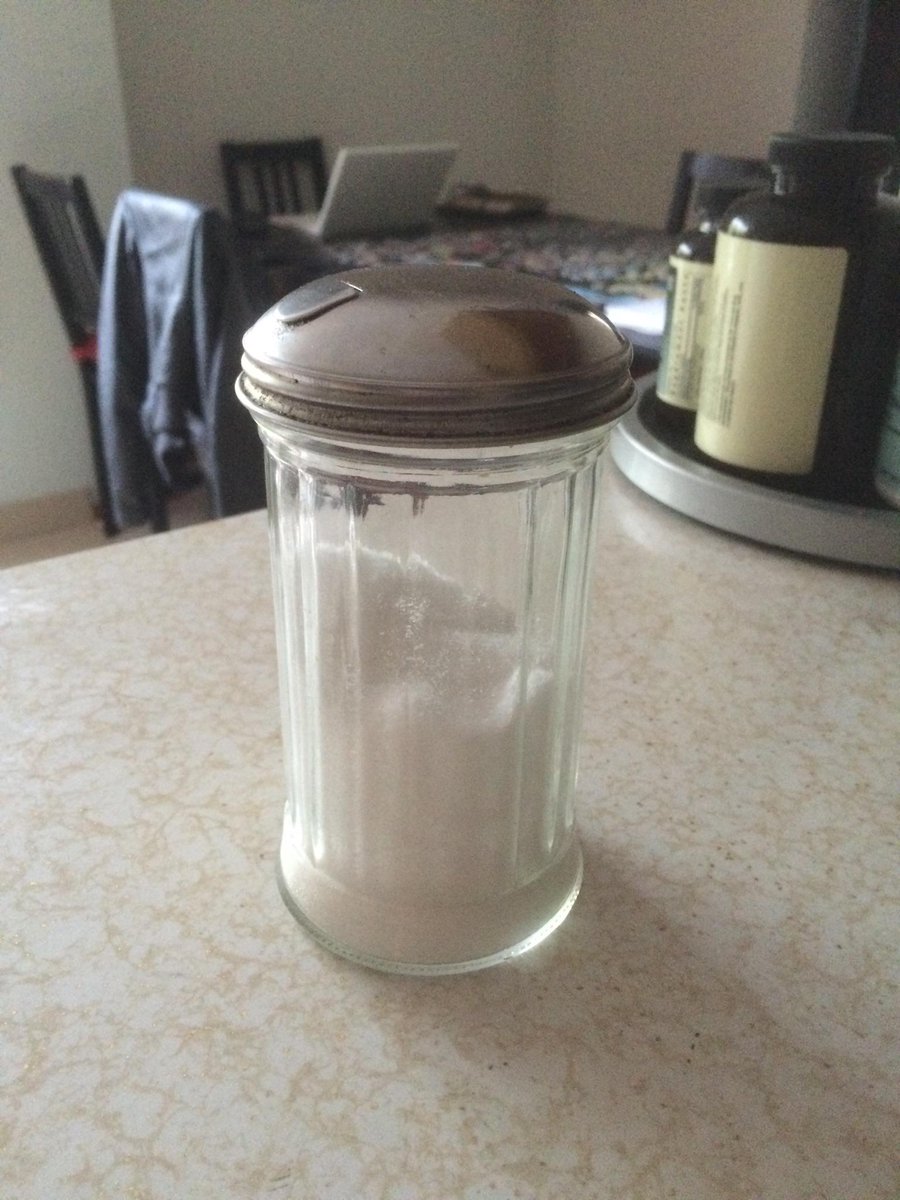 notcherisse's tweet image. What kind of monster keeps the salt in one of these?! #coffeeisruined #pouringoneout