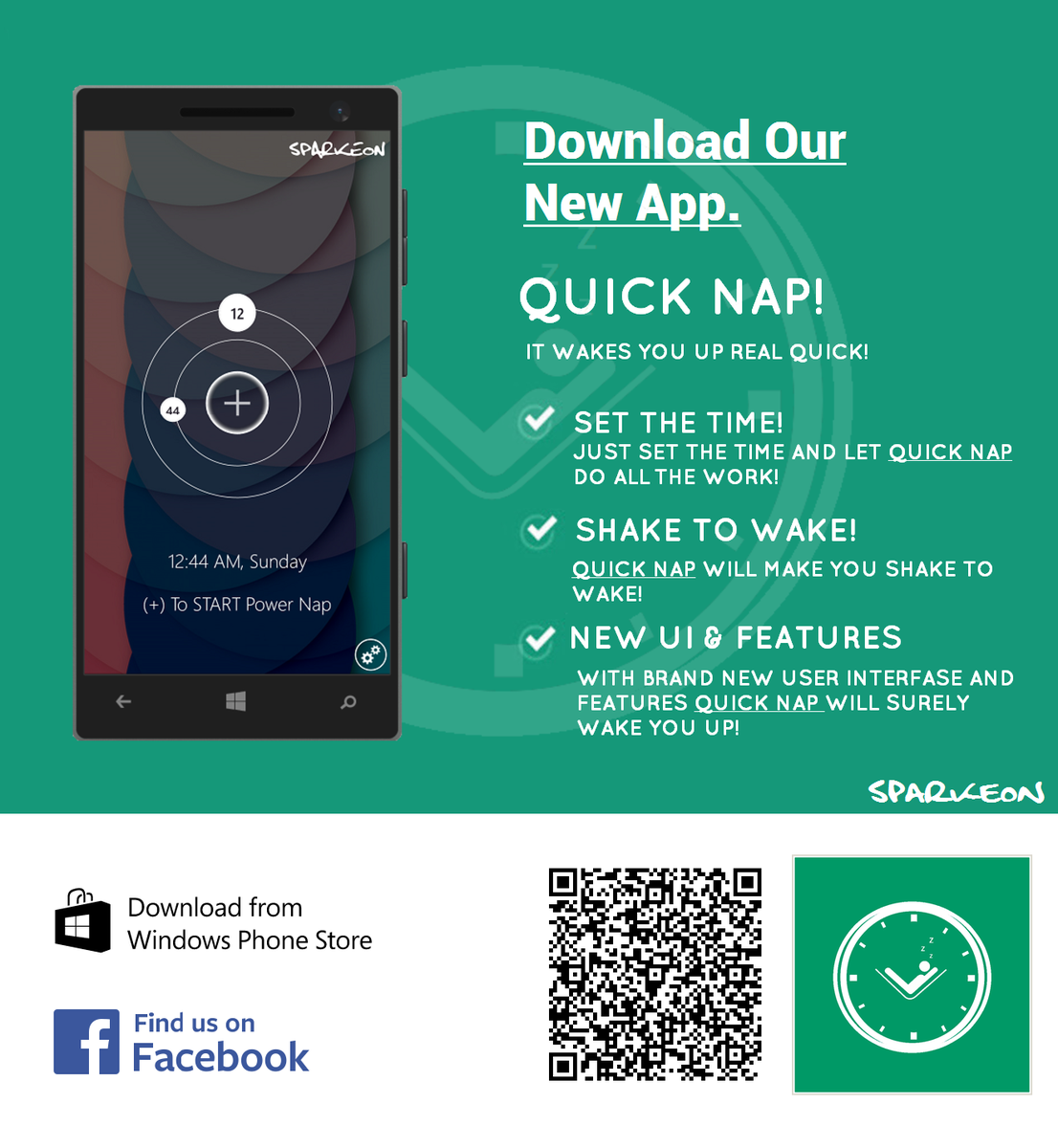 SparkienAppbox's tweet photo. @Nokiapoweruser @windowscentral 
Wake up instantly with the original merciless alarm clock!
http://t.co/tcBaeiFz3S http://t.co/evord0Gmcu