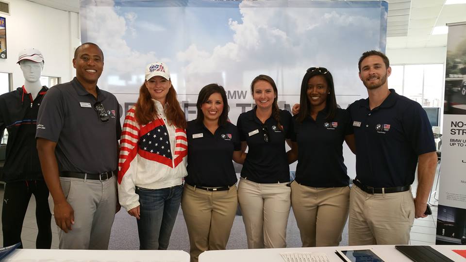 heewoman's tweet photo. DriveForTeamUSA allows BMW to donate $10.00 for every BMW you test drive #driveforteamusa #bmw #danahee #cardenasbmw http://t.co/qd0rUfngaP