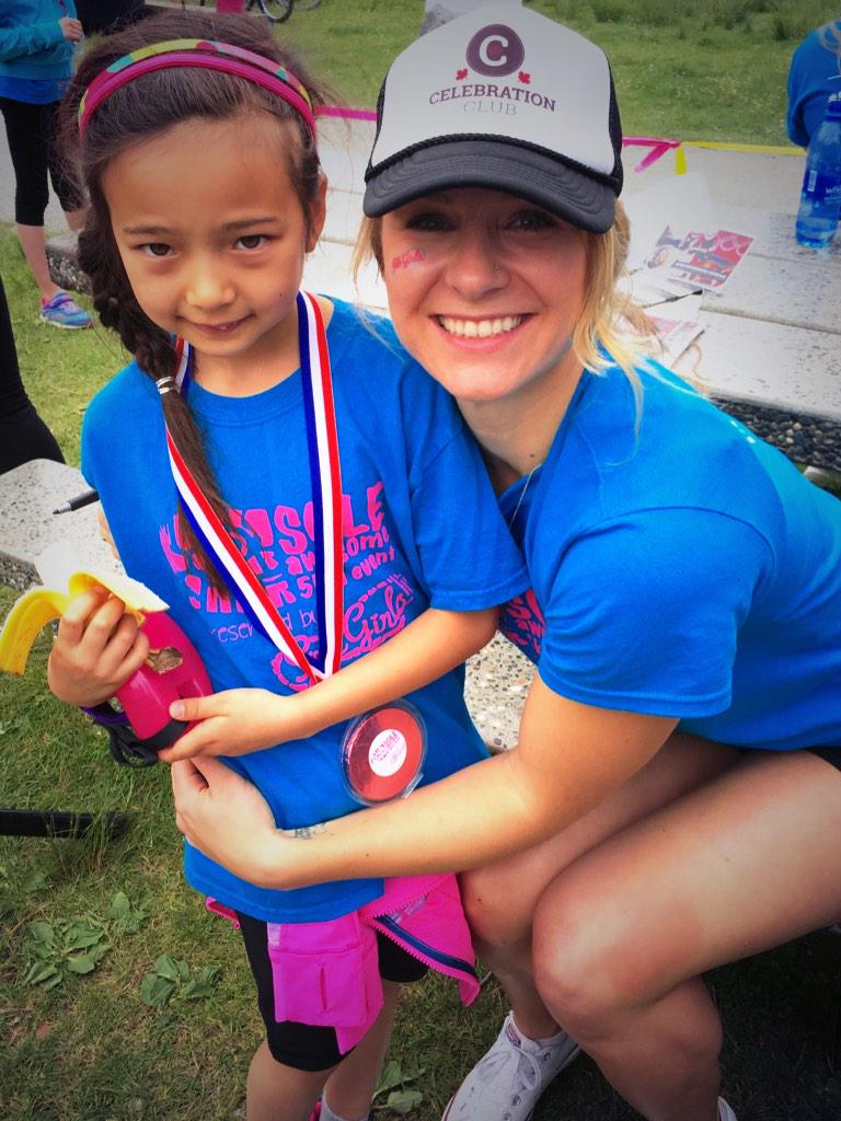 #soleawesome to meet Olympian <a href="/sweetpeajaimec/">Jaime Cruickshank</a> after her first 5k!  <a href="/sole_girls/">Sole Girls</a> you are amazing.