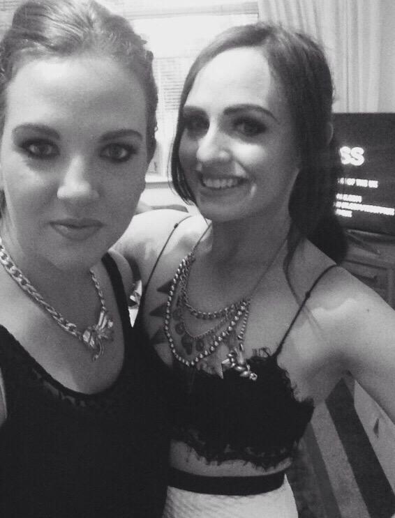 KatieJTiler's tweet photo. Started off so normal! @courtneylmcd my nipple hurts 😔 happy birthday Clem!! 💃🏽💃🏽 http://t.co/58qJMkcHrP