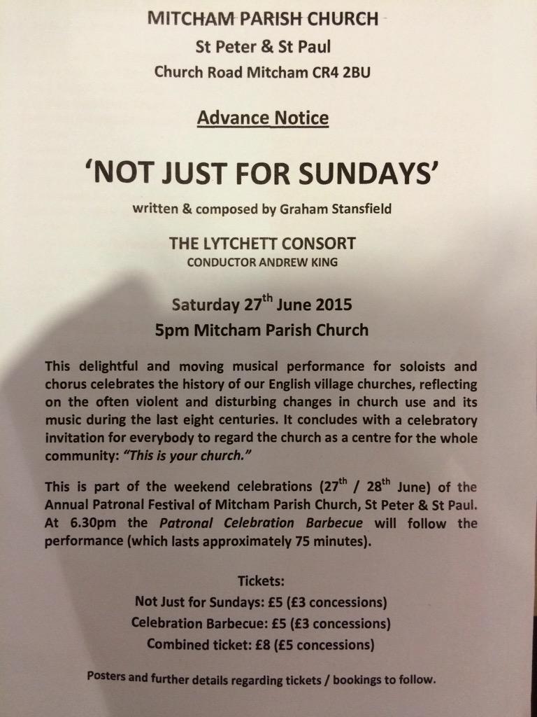 Mitcham Churches tweet media