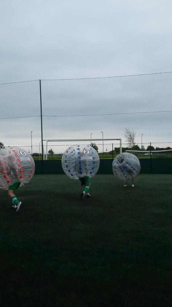 Travauxcobra_18's tweet photo. Action from today's Zorb football, excellent fun at goals in Portsmouth. http://t.co/p2VfAxpRMj