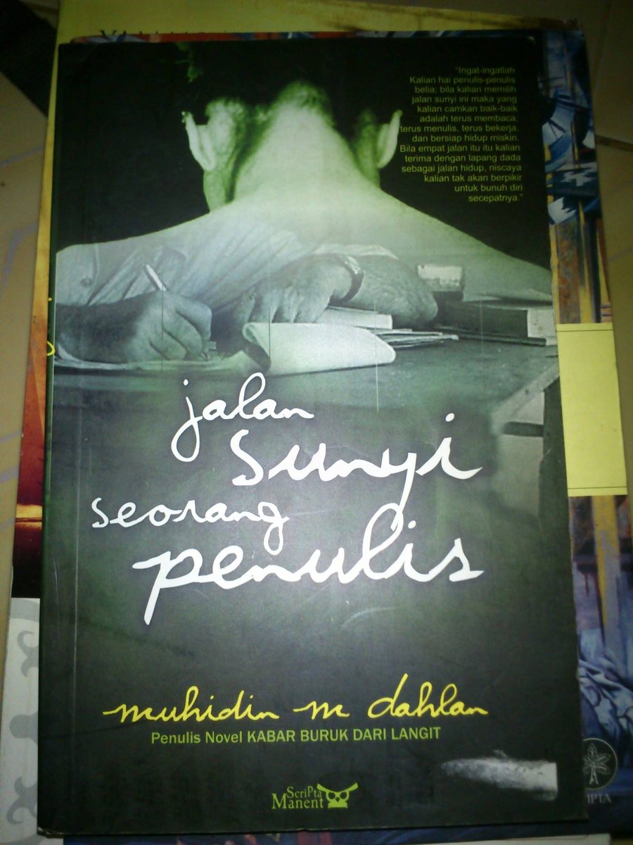 scriptapustaka's tweet image. Jalan sunyi Seorang Penulis 
Muhidin M Dahlan
Scripta Manen
Harga Rp 30.000 #dijual #buku #jalansunyiseorangpenulis