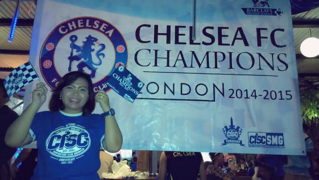 MonicOnicmonic's tweet photo. @CISCsemarang  Pestaa ndaaa 😘 #ChelseaChampions http://t.co/WARZnAFfWE