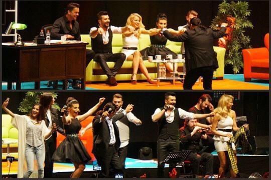 #dortmound dün geceden:)  #beyazshowavrupa2015 bugün #Stuttgart Porsche Arena ' da buluşmak üzere..