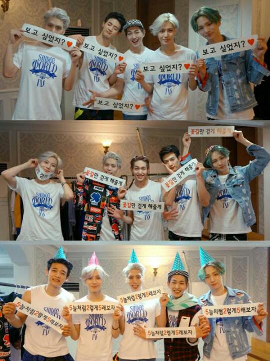Happy 7th anniversary SHINee ♥
We love you guys ♥
#7YearsWithSHINee