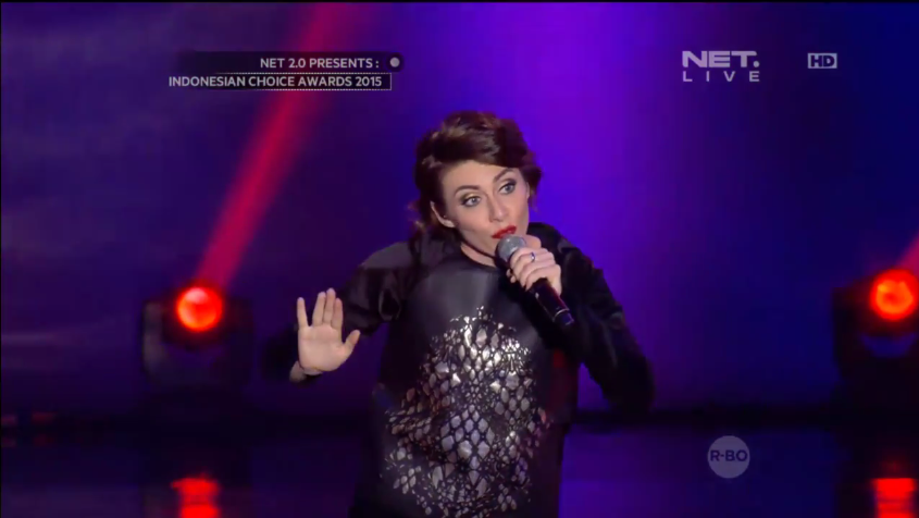 mdtvindonesia's tweet photo. Boom Boom Boomm.. @karminmusic #NET2Anniversary http://t.co/h5ZMptAmzp