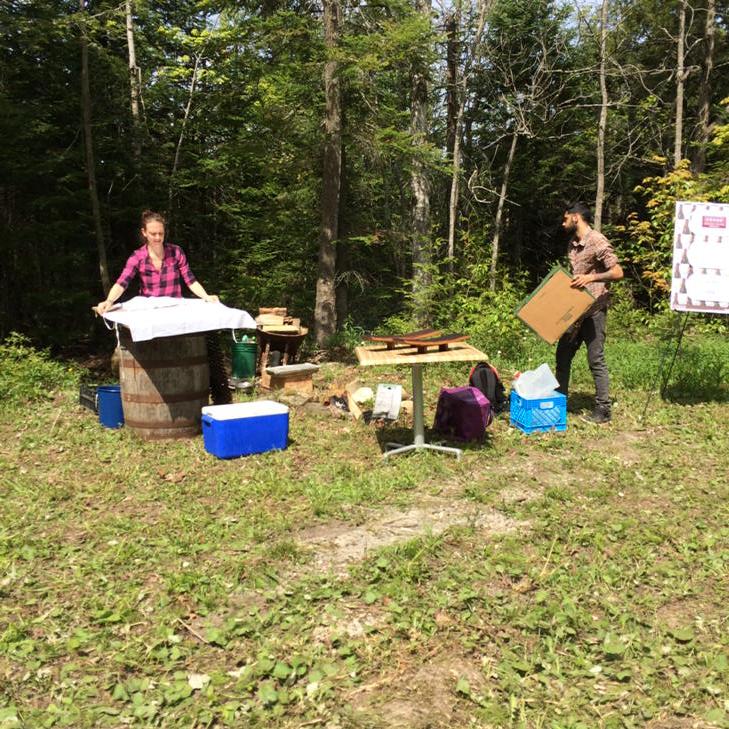 CrushWineBarTO's tweet photo. Setting up camp #FeastInTheForest http://t.co/3bqn1Ak5ib