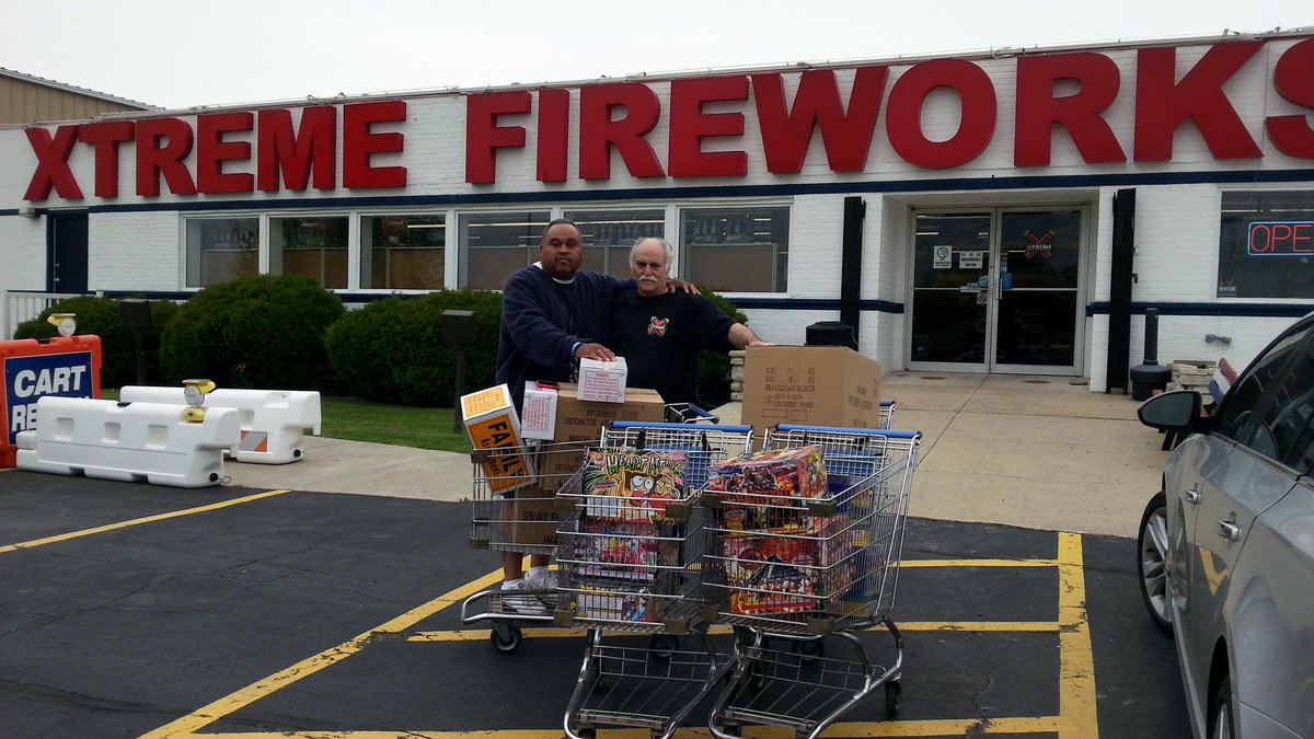 XFireworksWI's tweet photo. Dan from Illinois and Moe put together what is sure to be heck of a fun day with family, friends, and FIREWORKS! http://t.co/oyveFk0D1s