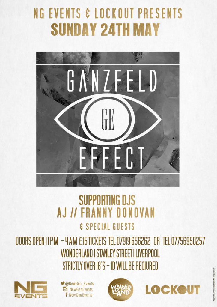 NewGen_Events's tweet photo. @ganzfeld_effect at Wonderland tonight! Doors open 11pm-4am! http://t.co/QVSBCgl0Ls