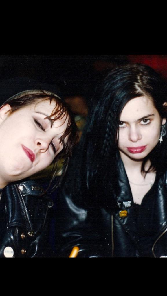 irracpsychee's tweet image. Spot the happy goth. #Flashback #NostalgiaOverload #AnotherSkinnyPuppyWeekend