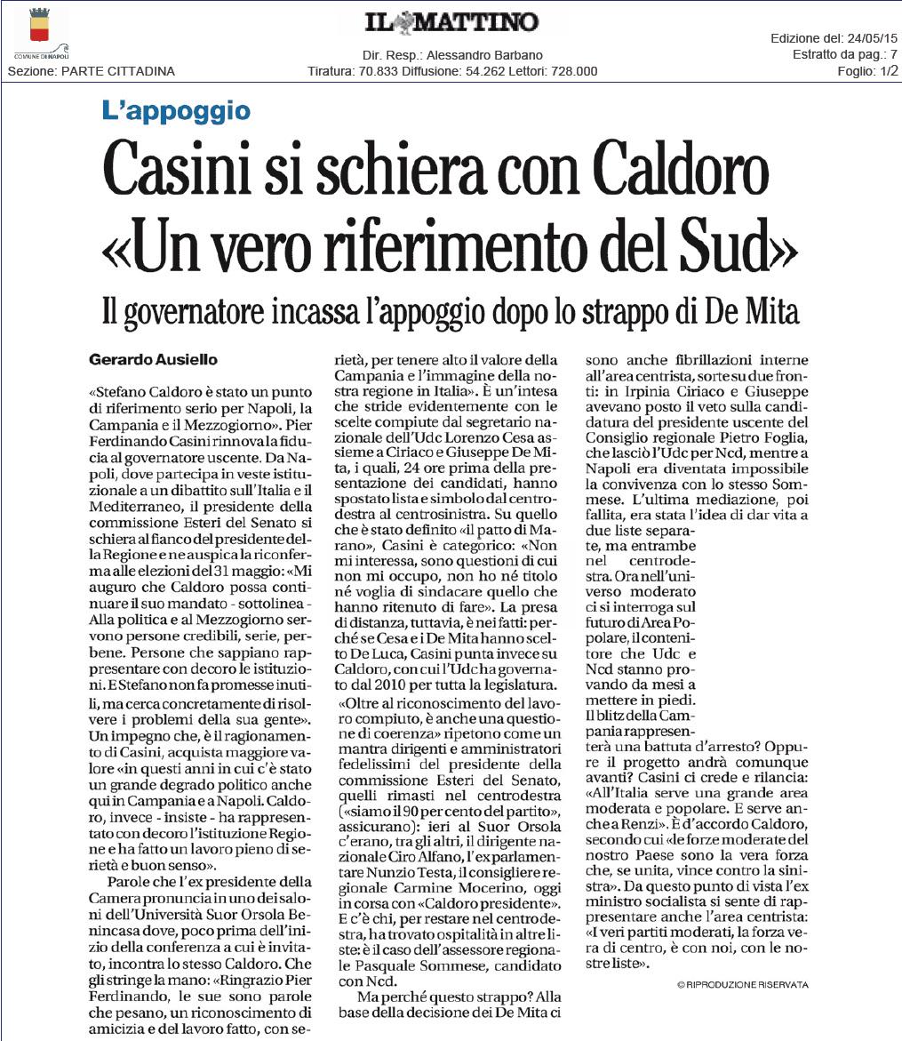 MaroneGuido's tweet photo. "Continuano le conferme del buongoverno" #giovaniecompetenti .@StefanoCaldoro .@AgenparlCampani .@PerLaCampania http://t.co/ynBMcmhPz2