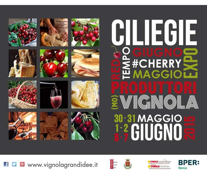 VGI2014's tweet photo. #VGI | #tempodiciliegie
A Vignola arrivano le ciliegie!
Program: http://t.co/DscmRojDjc
@comunedivignola @iatunione http://t.co/AratySOK1v