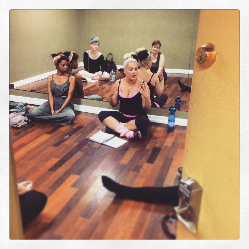 TBTCollective's tweet photo. Peek inside "Creating the Perfect Storm" w/ @missddstarr &amp; @coco_framboise talking on the showgirl transformation. http://t.co/ArYE8m8t89