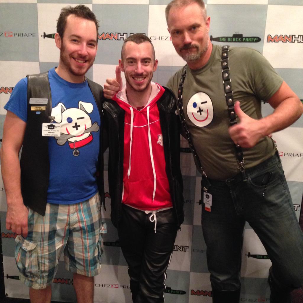 MrFriendly's tweet photo. Thank you @PriapeStores for helping forward a friendly message!  W @PupTork &amp; @PupRush #IML2015 http://t.co/iDHqmkFSW8