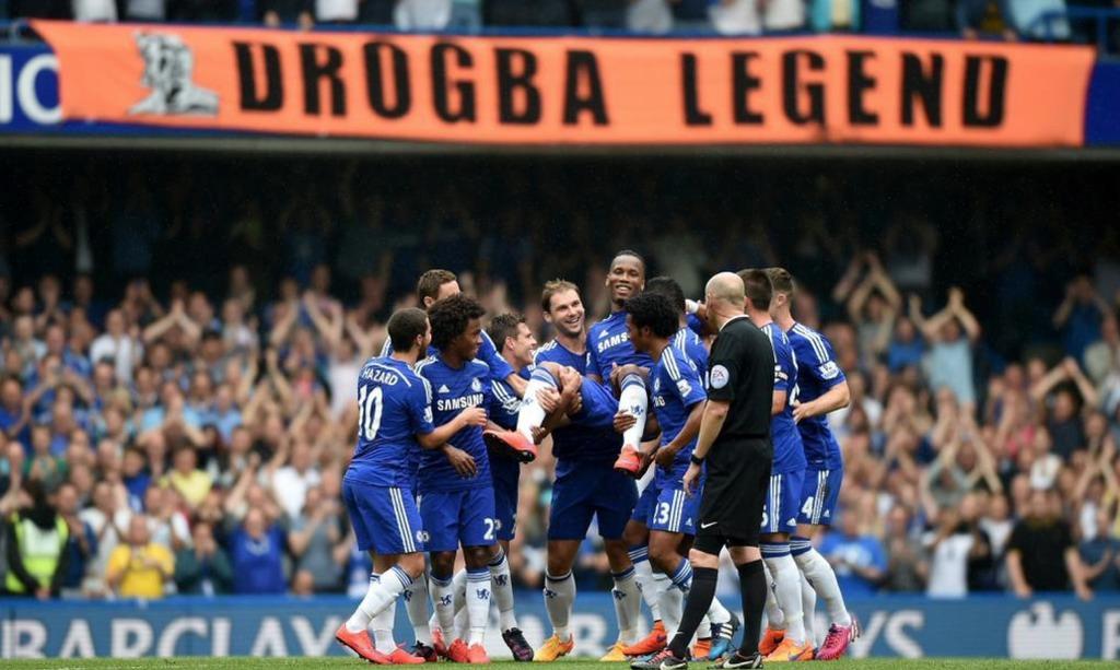 Dont cry because it's over, smile because it happened! Remember his name, He is Didier Drogba! #Legend