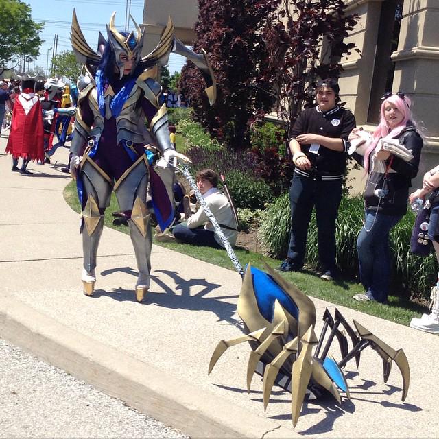 Elise from League of Legends / #AnimeNorth ( source : instagram.com/p/3DSgKIjXHL/ )