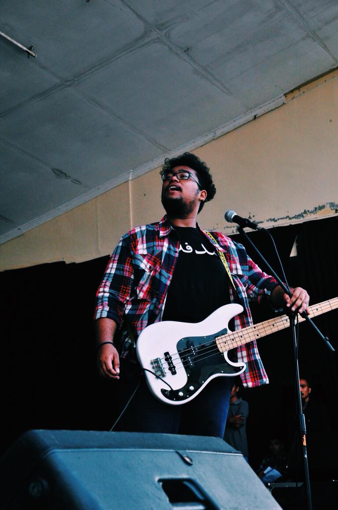 Hallo folks!! Ini kenang-kenangan dari Bassist kita di acara lalu "WSWU 4"